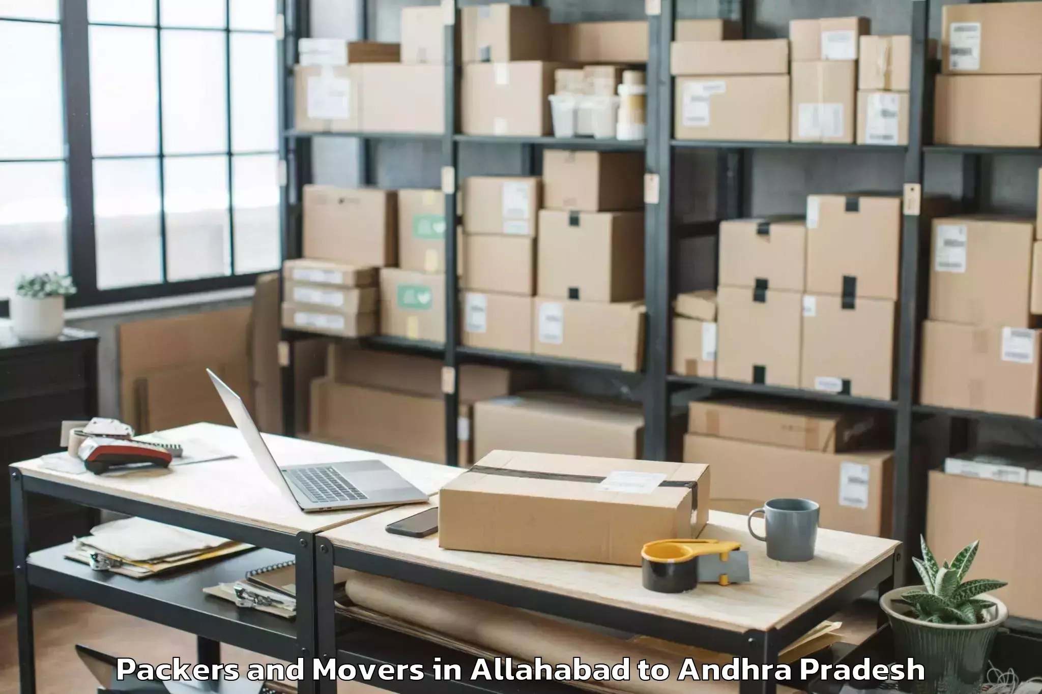 Quality Allahabad to Podalakur Packers And Movers